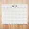 2026 Floral Large Desk Pad Monthly Blotter Calendar